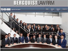 Tablet Screenshot of bergquistlawfirm.com